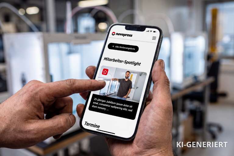 Novopress smartphone preview